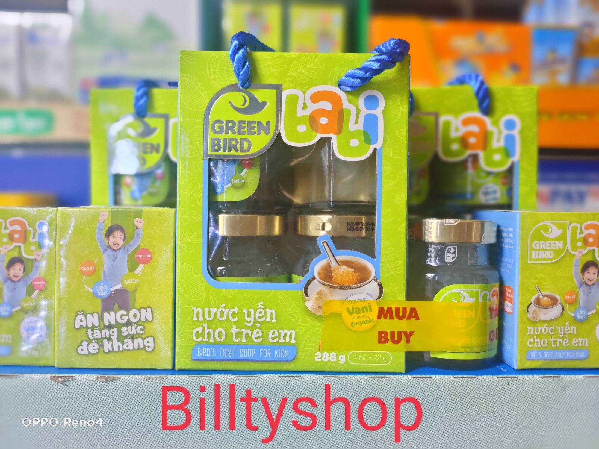 Nước yến Green Bird Babi - Nutrinest - hương vani