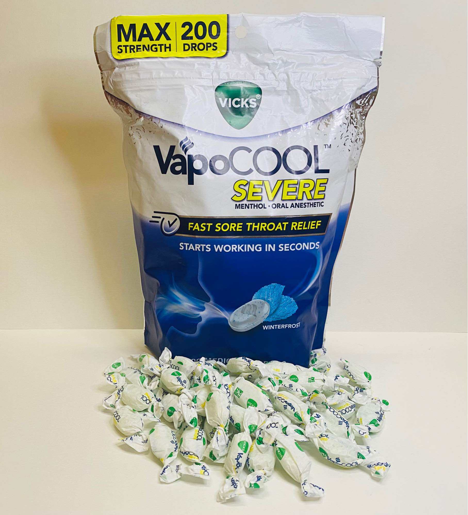 Kẹo ngậm giảm ho Halls VapoCool Equate Ricola của Mỹ