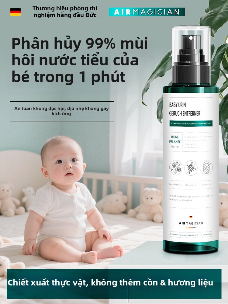 AIRMAGICIAN | Khử Mùi Giường Ngủ Do Đái Dầm