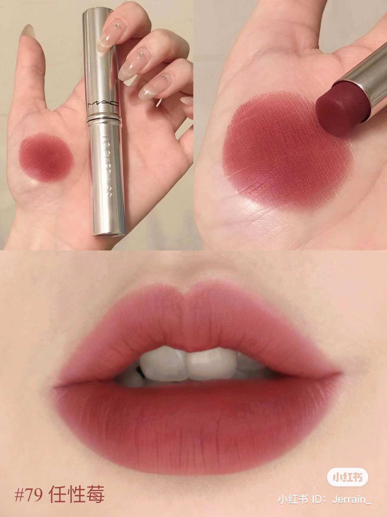 [FreeshipMAX] Son Thỏi Locked Kiss 24HR Lipstick MAC Mới