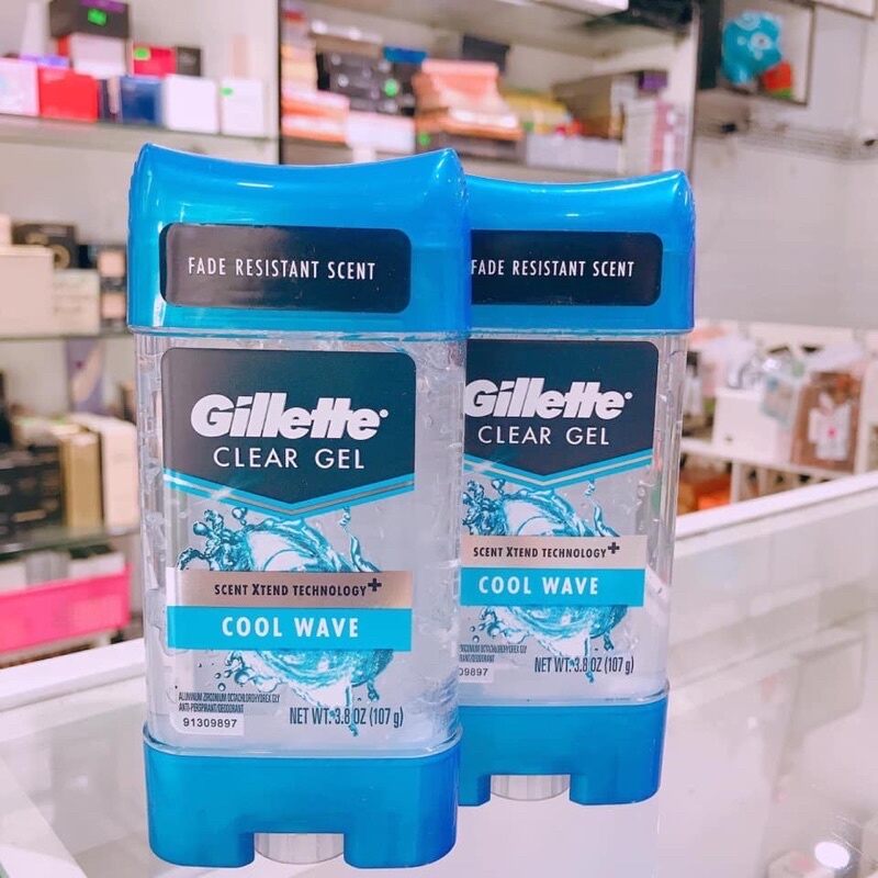 Lăn khử mùi nam dạng gel gillette cool wave 107g 5in1