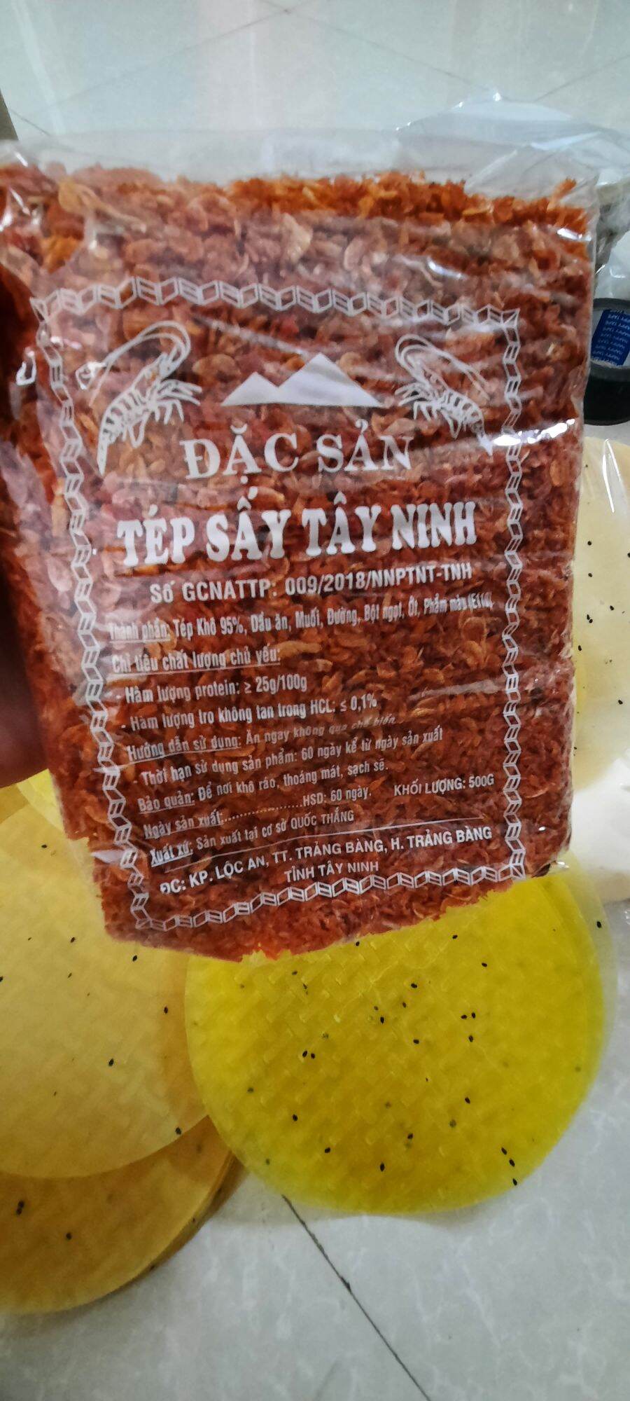 1kg ruốc sấy đặc sản Tây Ninh
