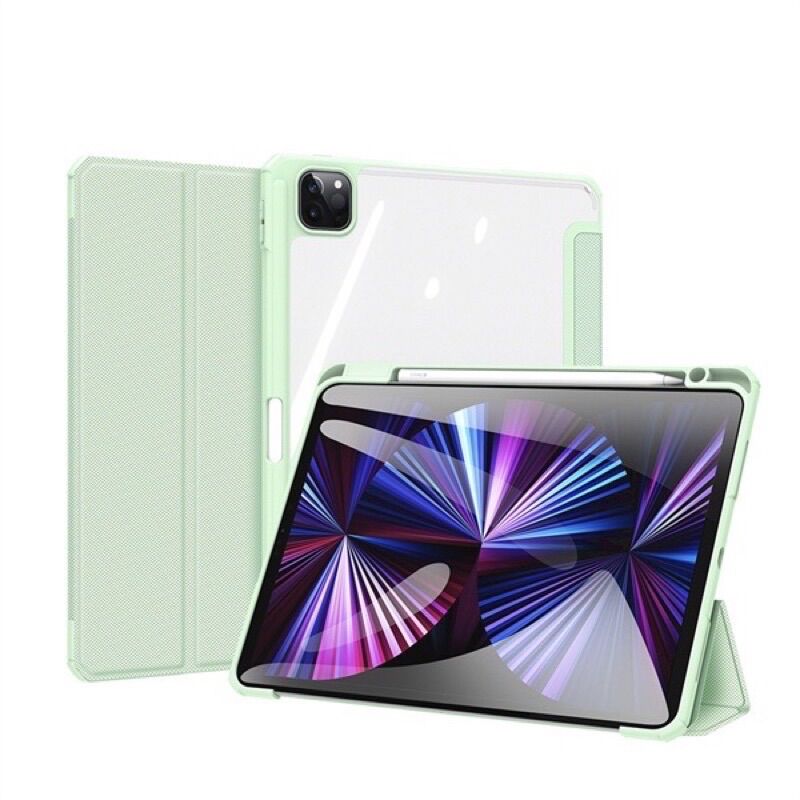 Bao da DUX DUCIS cho Tablet iPad Pro 11 inch 2020 / 2021/ M1 / Gen 7/8/9 / 10.9 inch / Mini 6 (TOBY SERIES) - Mặt lưng trong suốt