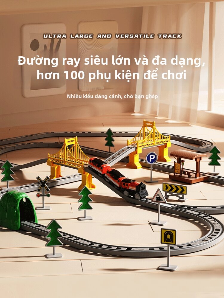 Letop Baby | Đồ Chơi Tàu Hỏa Cho Bé Trai 3-6 Tuổi