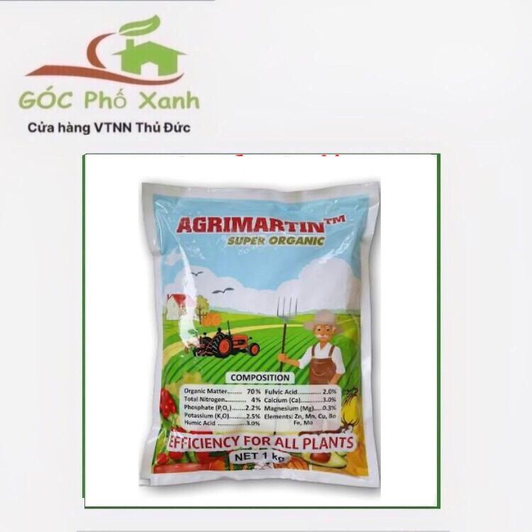 Phân bón hữu cơ AGRIMARTIN Đầu trâu