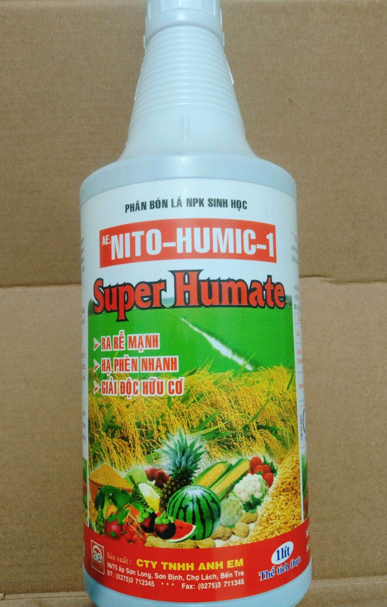 Super humate - ra rễ mạnh, hạ phèn, giải độc hữu cơ