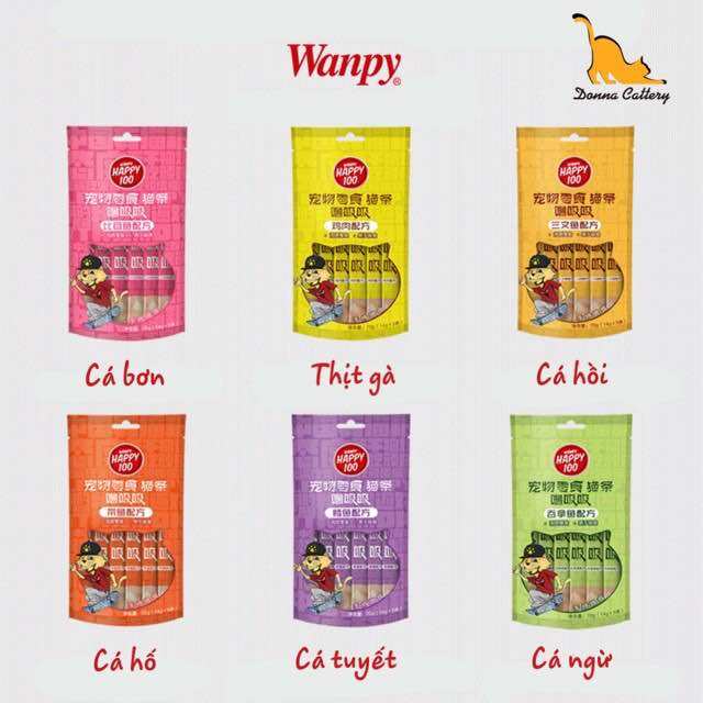 Súp Thưởng Wanpy Gói 5 Thanh 70g
