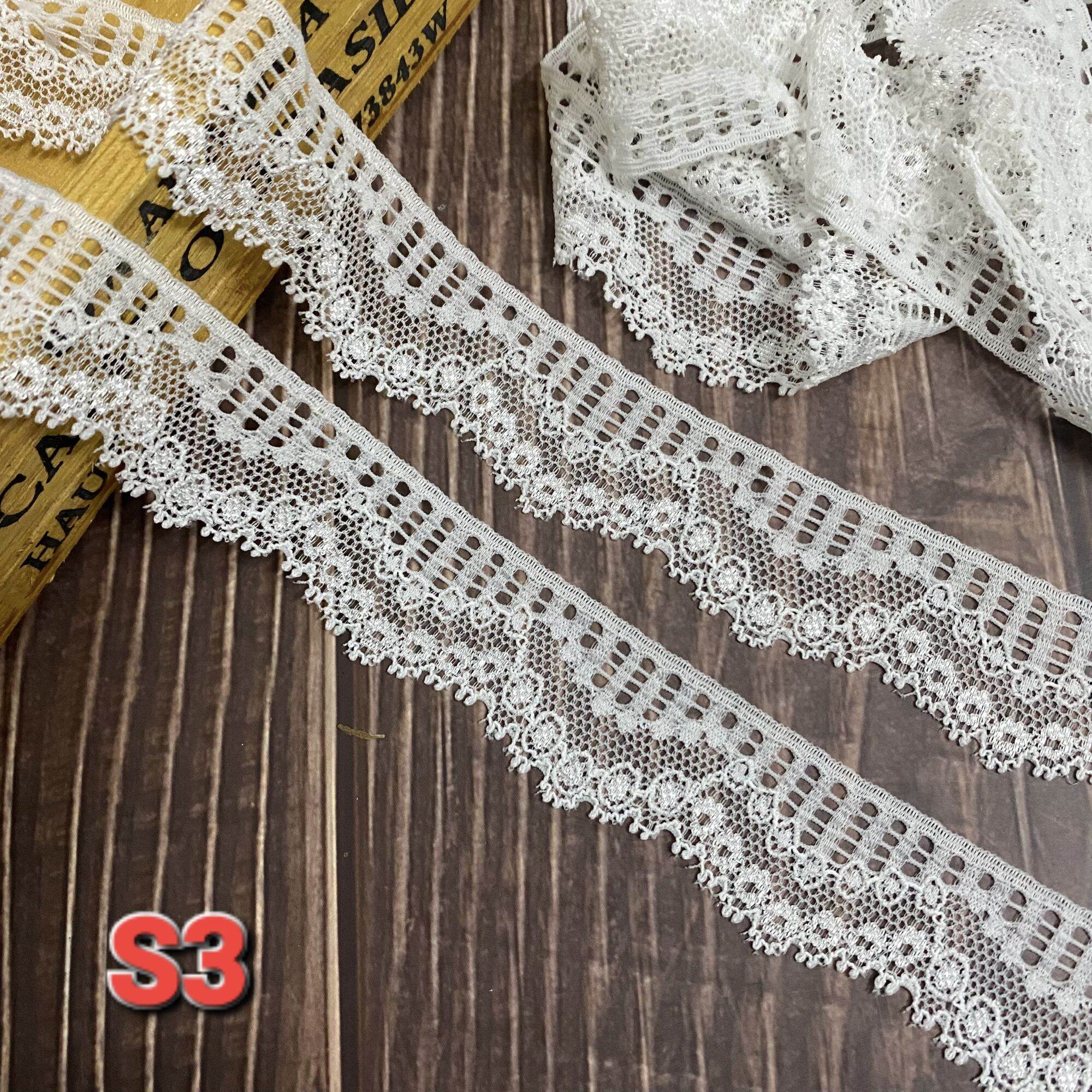 (5 MÉT) REN THUN VIỀN CÓ CO GIÃN , BẢN RỘNG  2.5 CM.