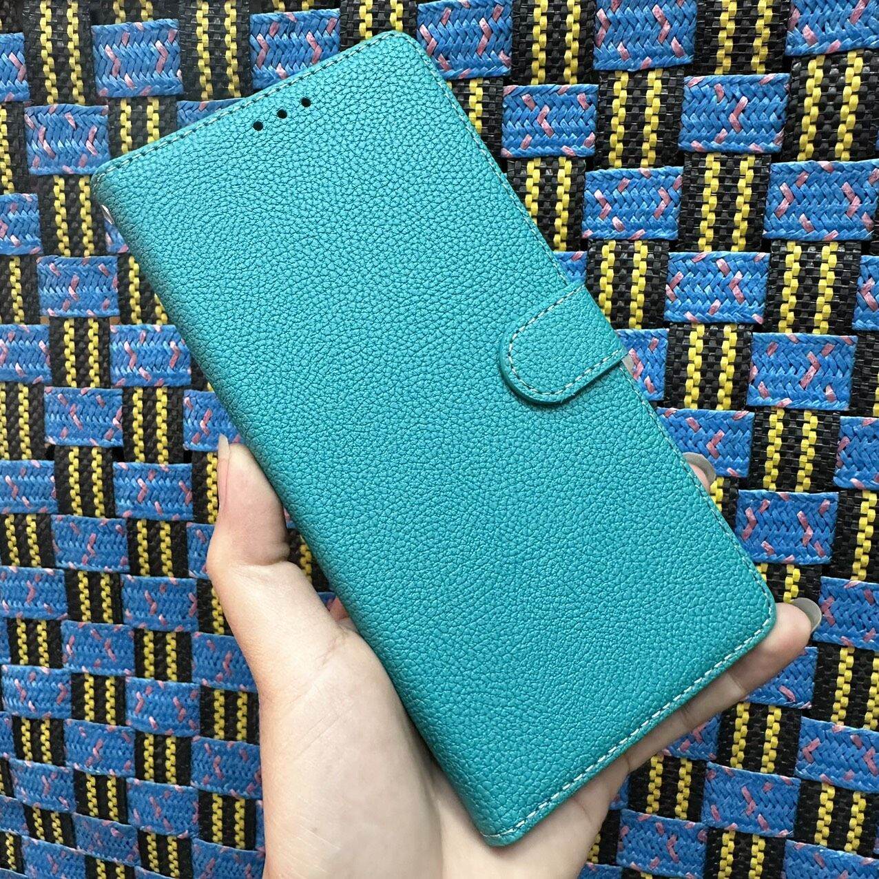 Bao da Samsung A90 5G dẻo kiểu ví cài nhiều ngăn tiện dụng