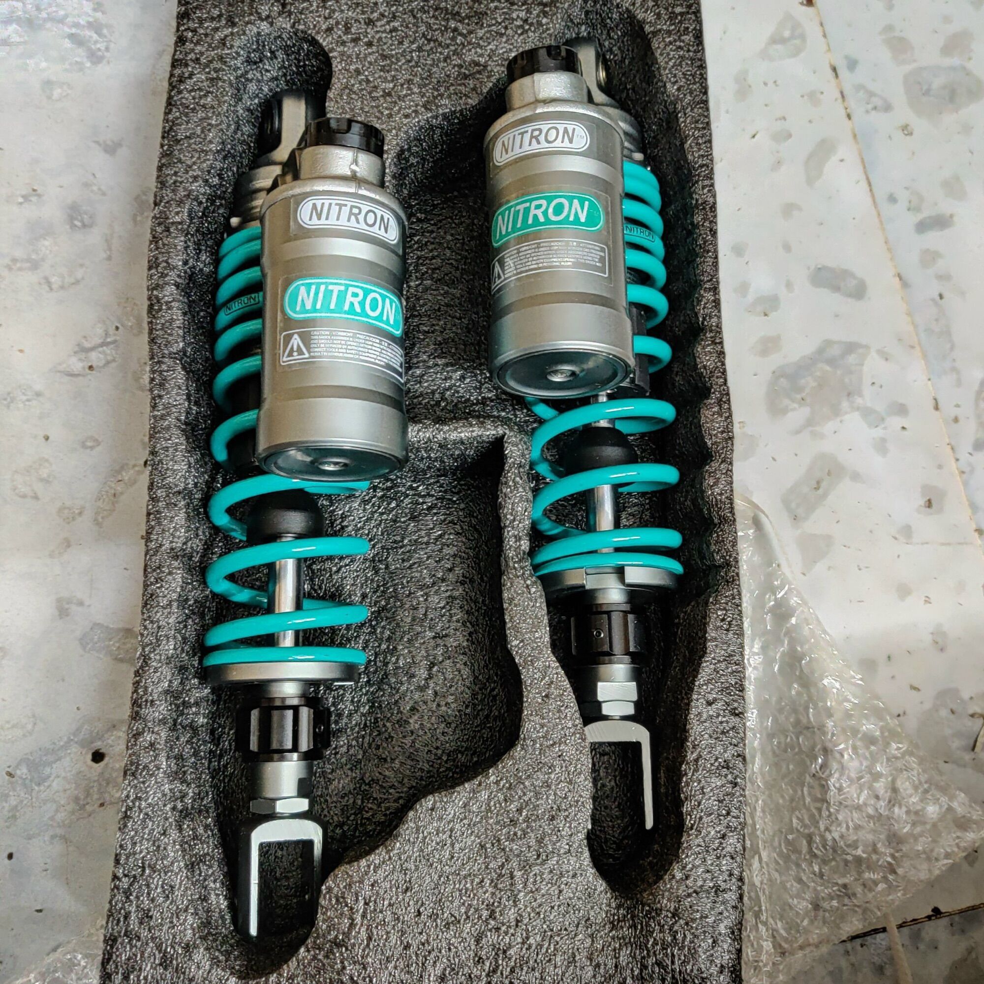 Phuộc nitron bình dầu gắn ab novou nvx pcx