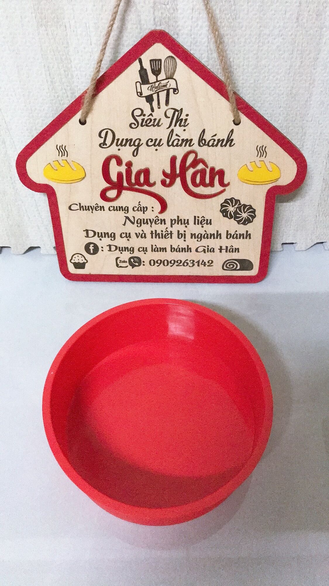 Khuôn silicon tròn 16cm
