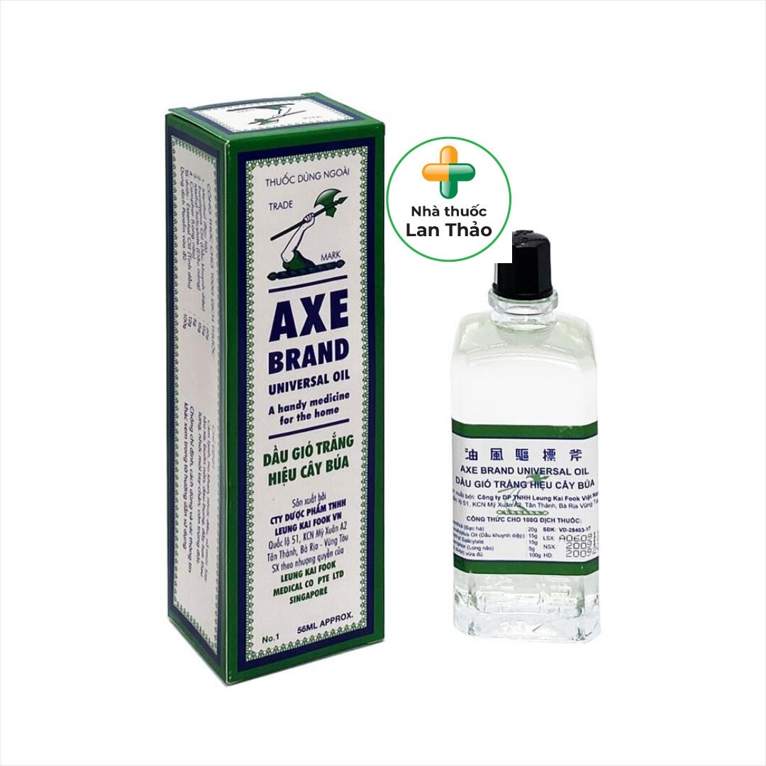 Dầu nóng hiệu cây búa axe brand chai 56ml