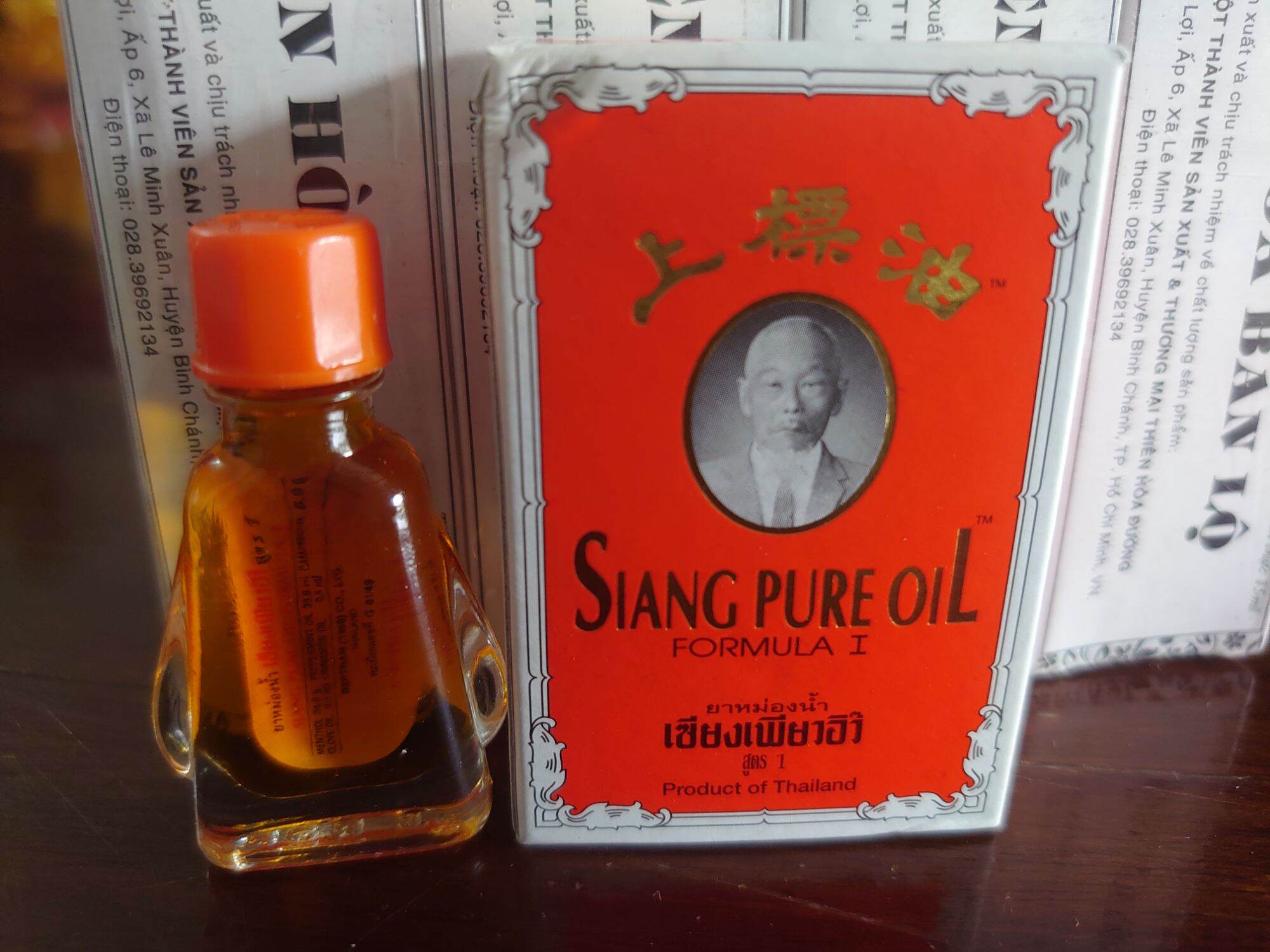 dầu thái nước trắng, nước đỏ 3ml,7ml