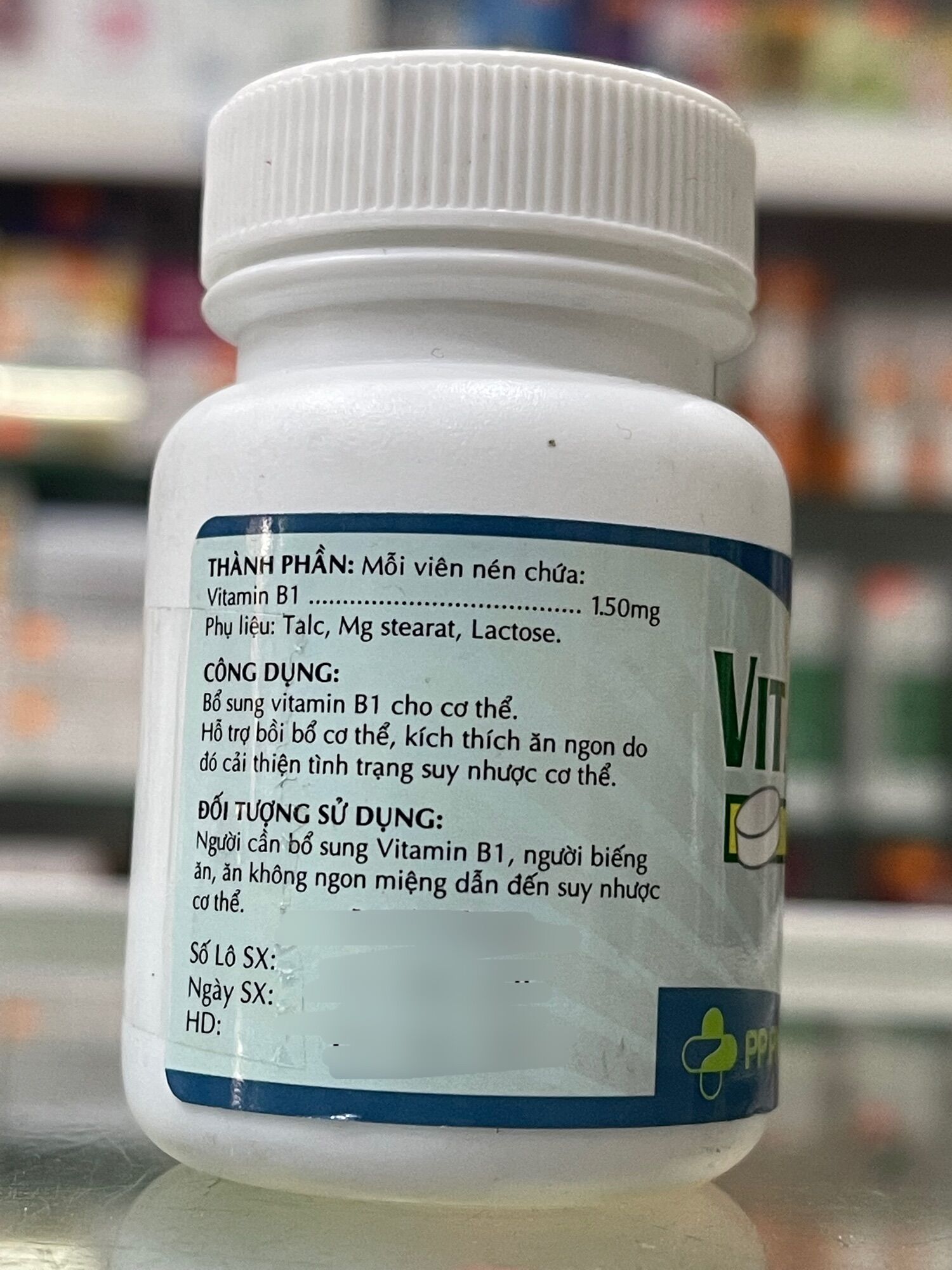 Vitamin B1 - 100 viên