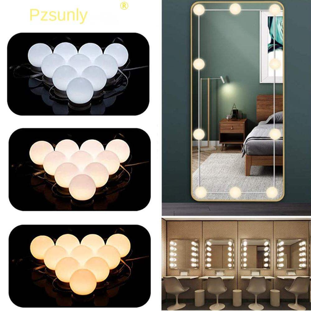 Bóng Đèn Gương Vanity Lights Usb 5v Phòng Tắm Bàn Trang Điểm Chiếu Sáng Led Có Thể Điều Chỉnh Độ Sáng Cho Gương Trang Điểm, Được Chứng Nhận Rohs Ce Ccc, Phát Điện Chuyển Mạch, Đèn Led Gương Trang Điểm Hoàn Hảo