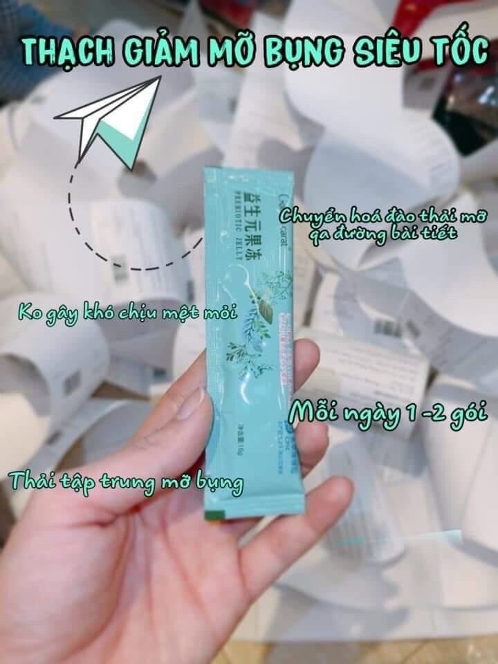 THẠCH GIẢM CÂN PREBIOTIC JELLY TRANG NEMO