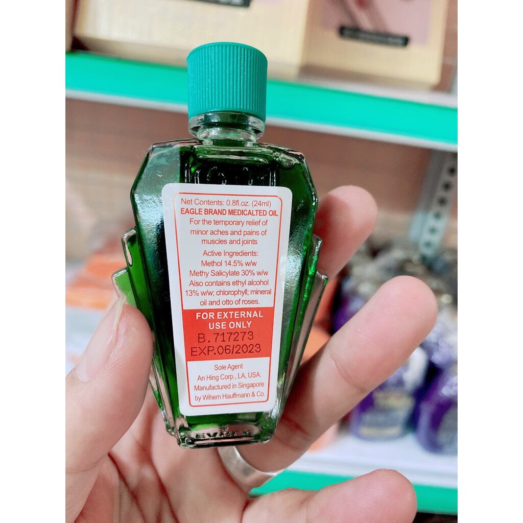 DẦU GIÓ XANH SINGAPORE 24ML.