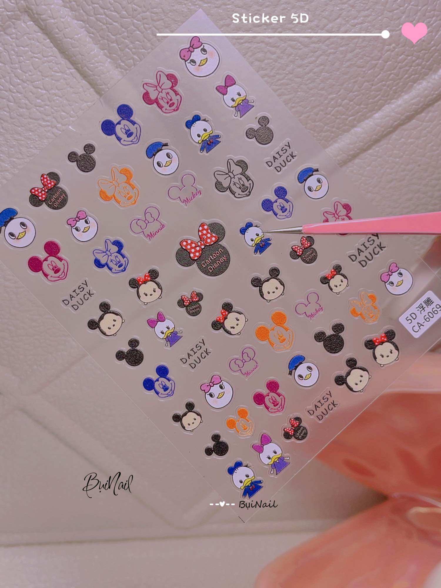 STICKER NỔI 5D MẪU MỚI