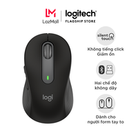 Chuột không dây bluetooth Logitech Signature M650 - Dành cho tay có kích cỡ từ nhỏ tới trung bình Cuộn SmartWheel giảm ồn các nút bên có thể tùy chỉnh