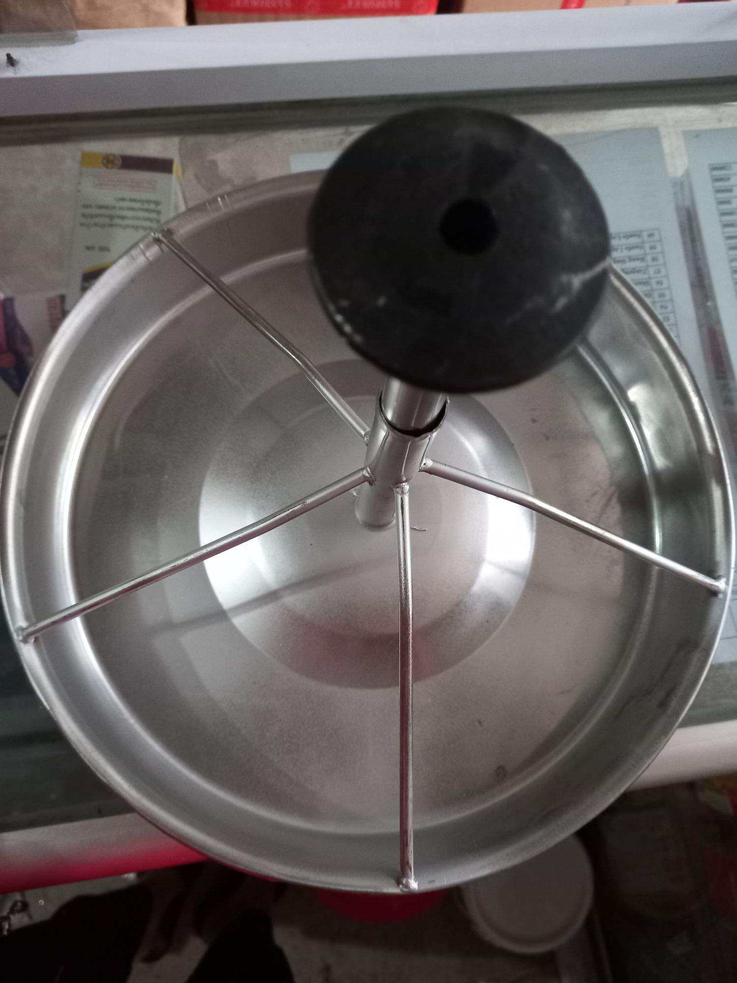 Máng tập ăn cho heo con theo mẹ bằng nhôm cao cấp loại 1