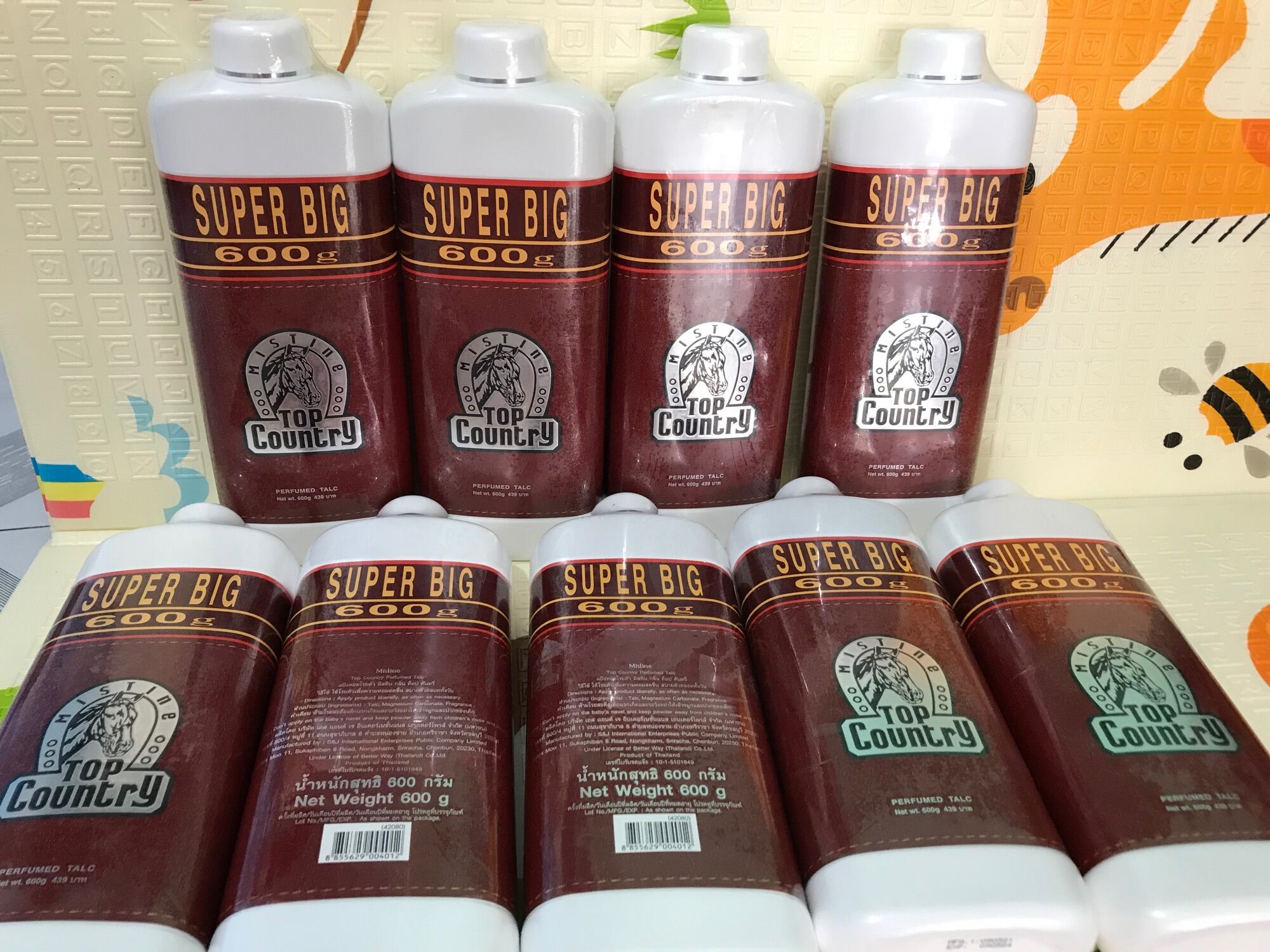 Phấn rôm Thái Lan chai lớn 600gam