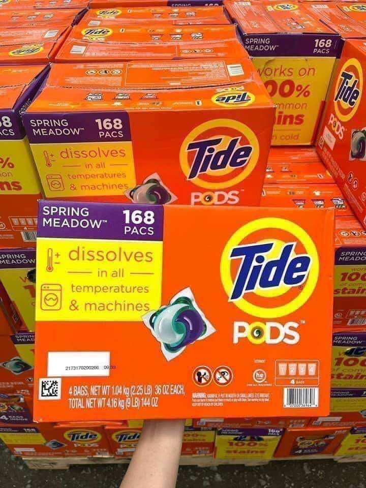 VIÊN GIẶT TIDE Pods MỸ 42V