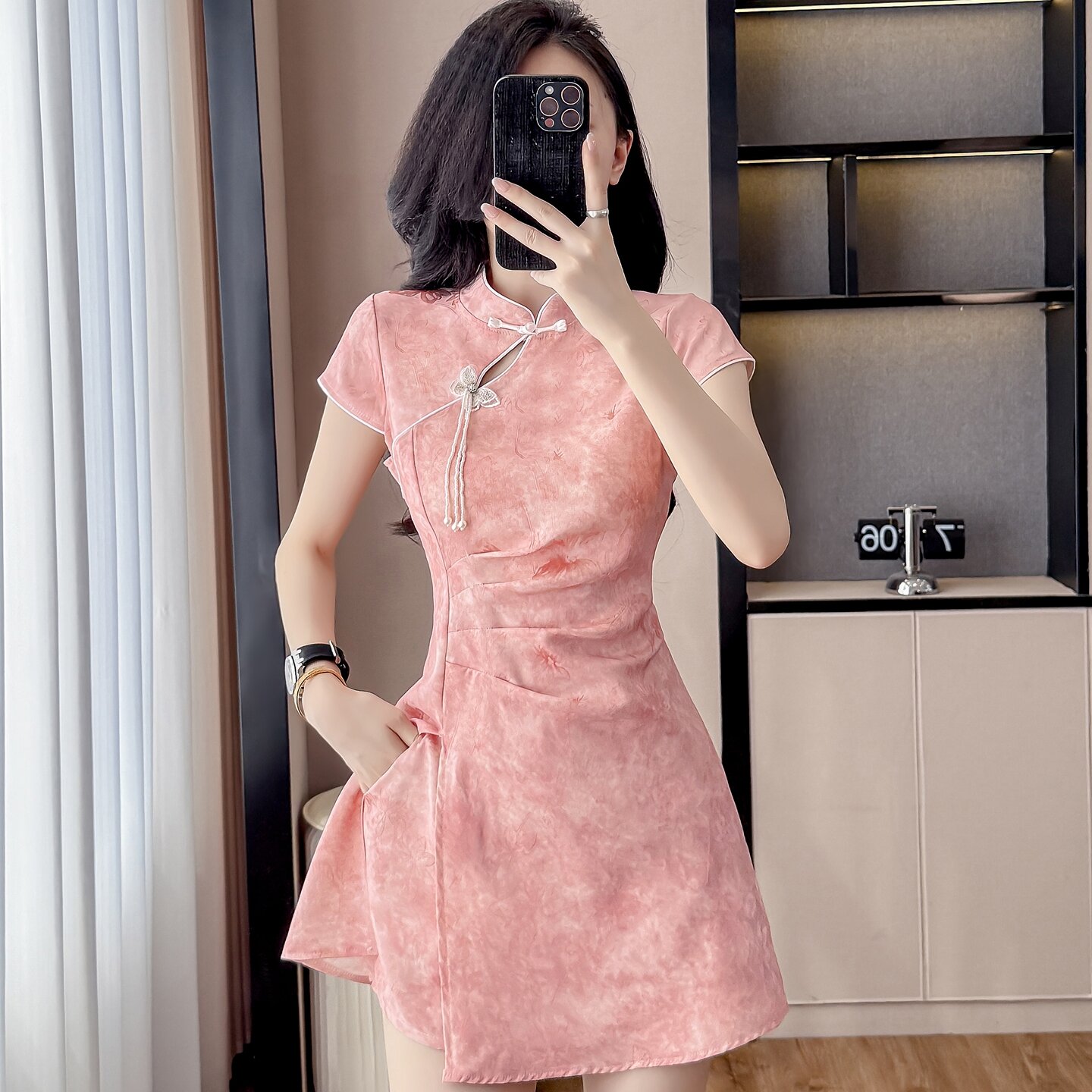 Bộ Đồ Thời Trang Trung Quốc Mới Mùa Hè Có Nút