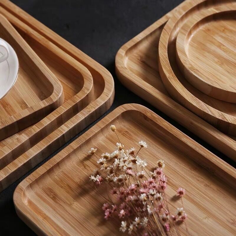 Khay Gỗ Đựng Đồ Thớt đựng đồ ăn Khay chụp ảnh