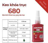 [Loctite 680] Keo khóa ren khóa trục puly đạc bạc lực khóa siêu lớn