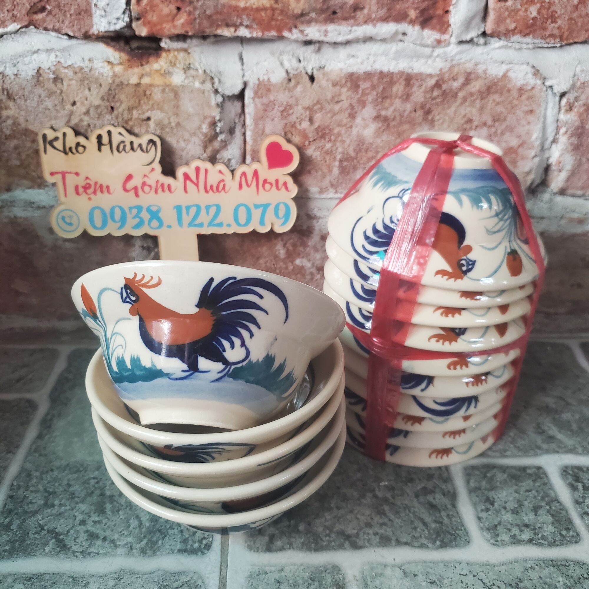 Combo 3-5C cooker cup large chicken terracotta premium