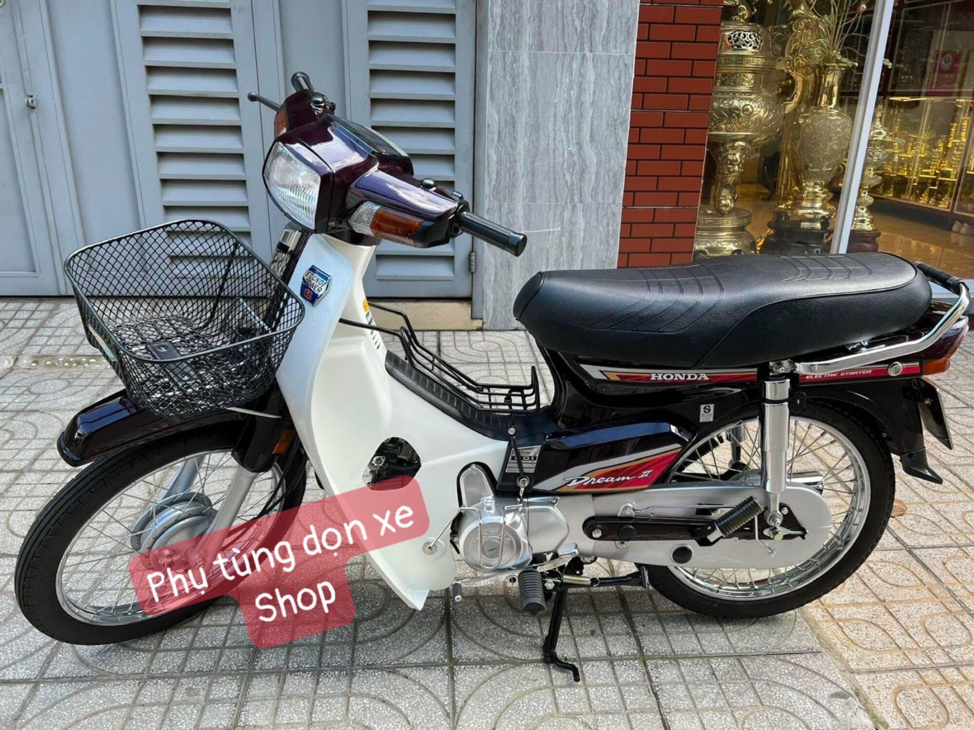 Baga dream 8li nhúng nhựa đen , zin ,  loại dày (phụ tùng dọn xe)