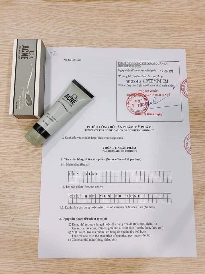 GEL LỘT MỤN DR ACNE HẢI ÂU VIỆT