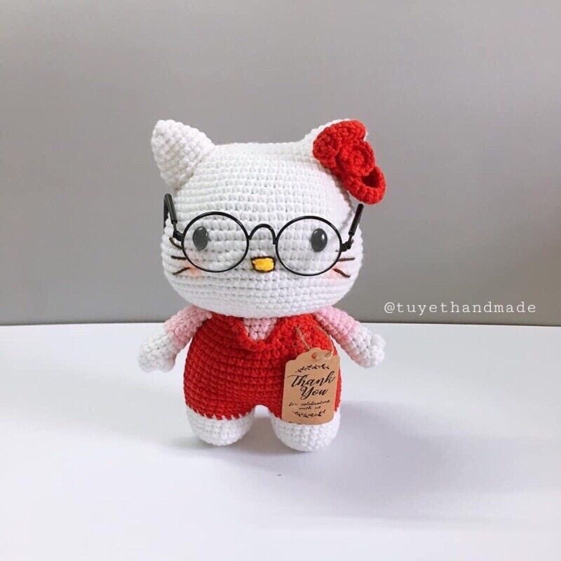Mèo kitty móc len - quà tặng xinh xắn cho bé yêu