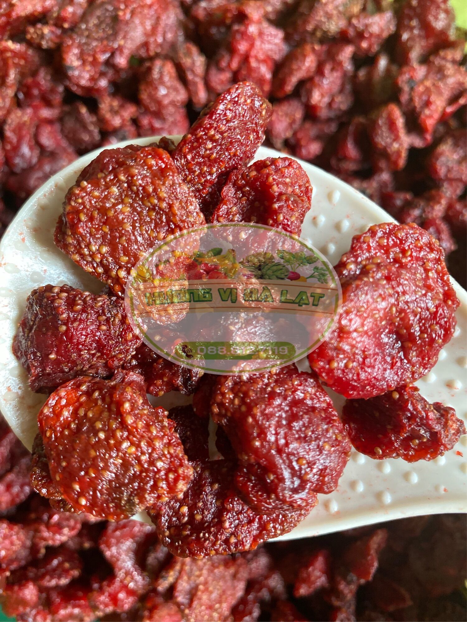 500G Dâu tây sấy dẻo đặc sản Đà Lạt