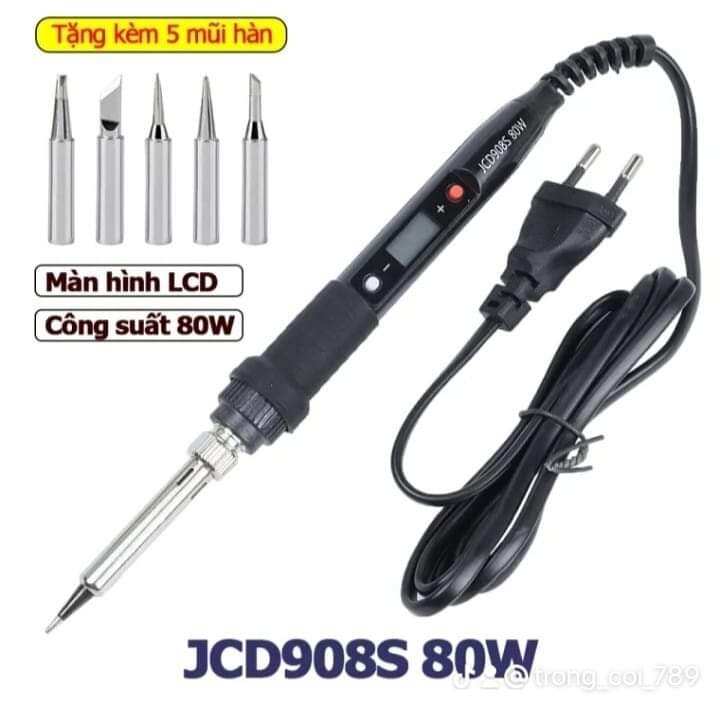 Tay hàn 908s ( thay thế tay hàn 907) tặng + 5 mũi hàn