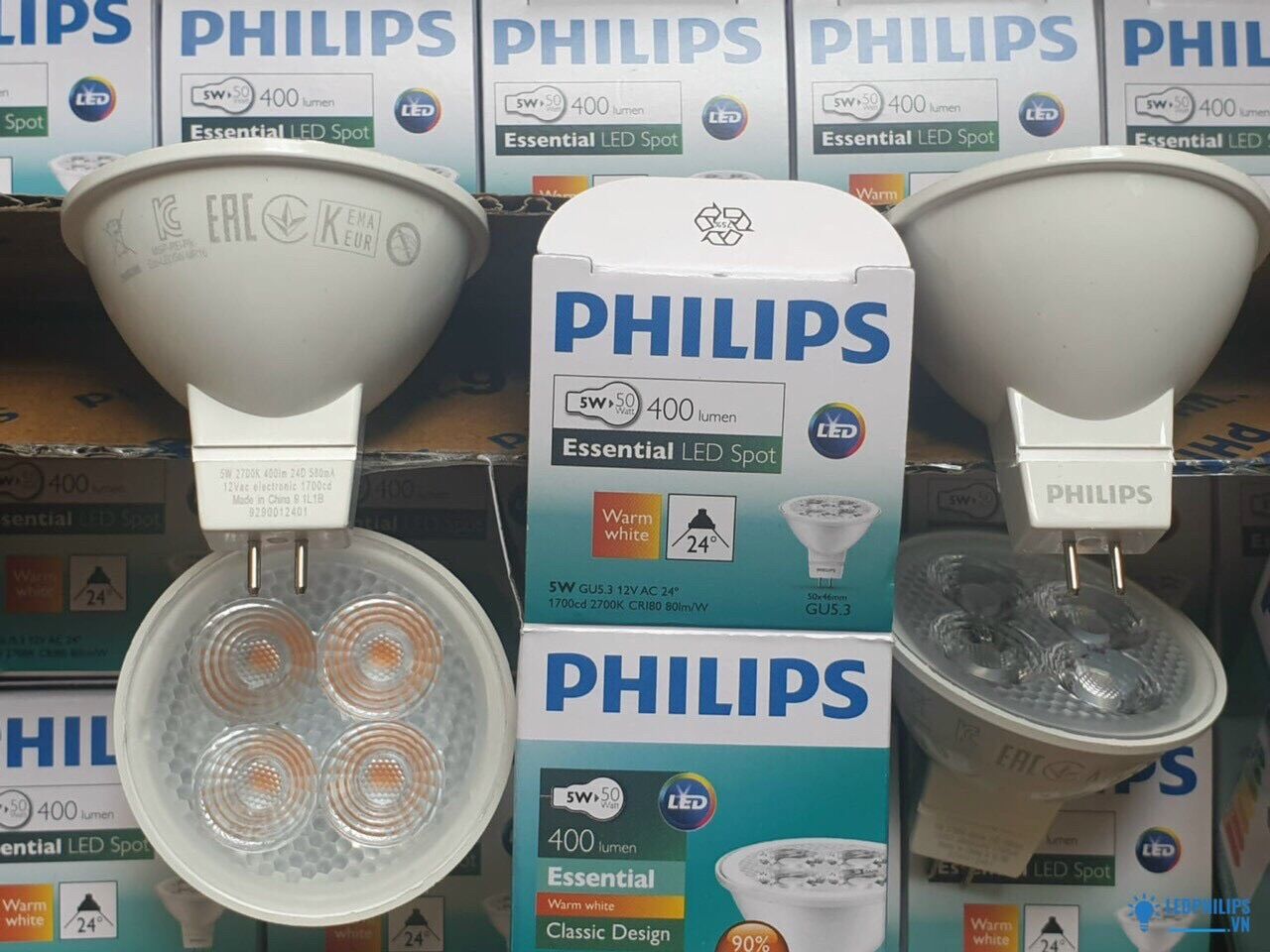 5W [original Philips] 5W powerful LED light bulb MR16 essential