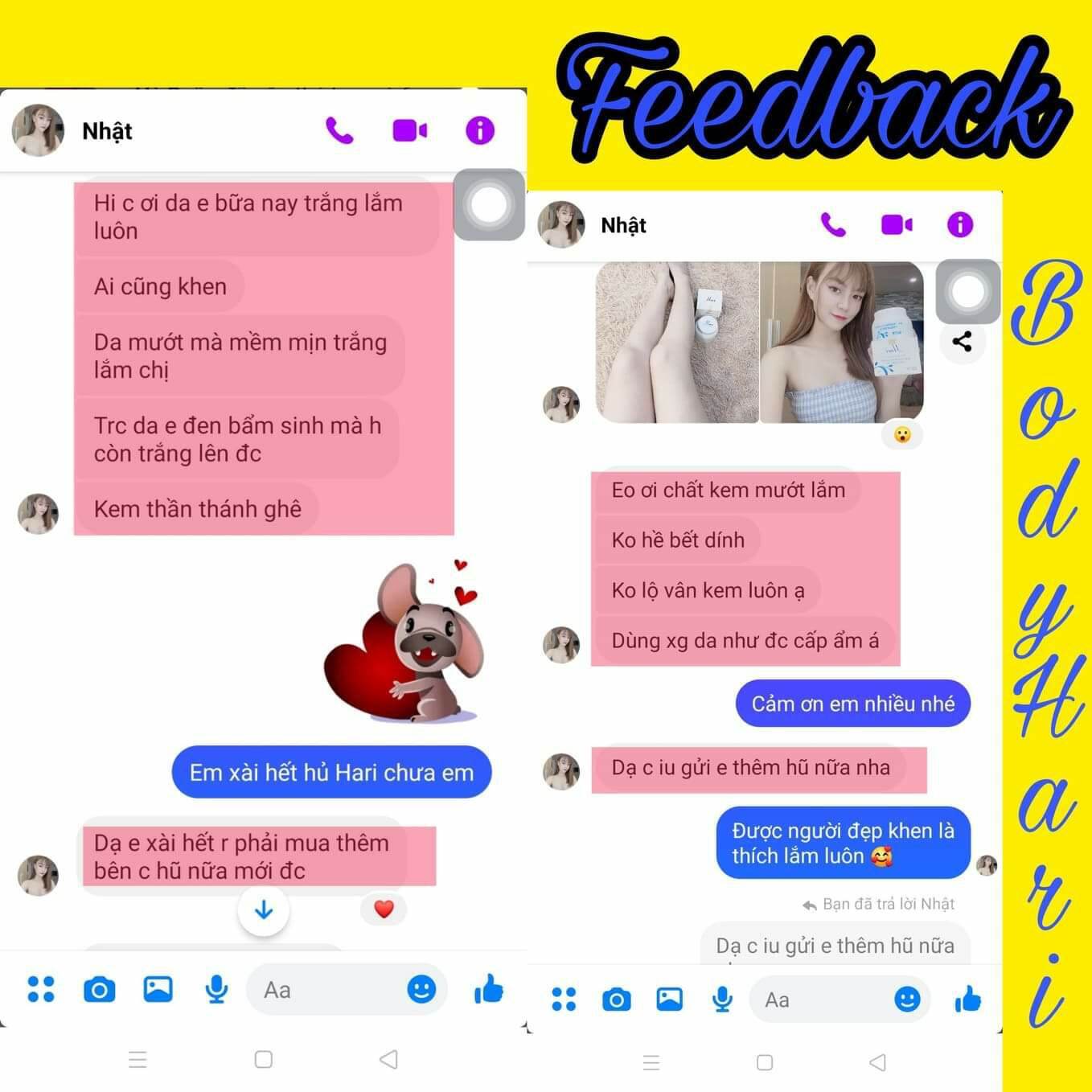 kem body Hari thương hiệu Hàn Quốc