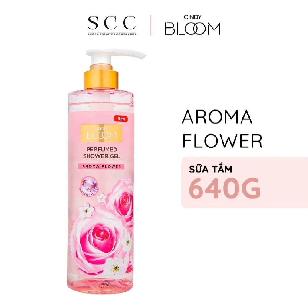 (4 MÙI) Sữa tắm nước hoa Cindy Bloom 640g