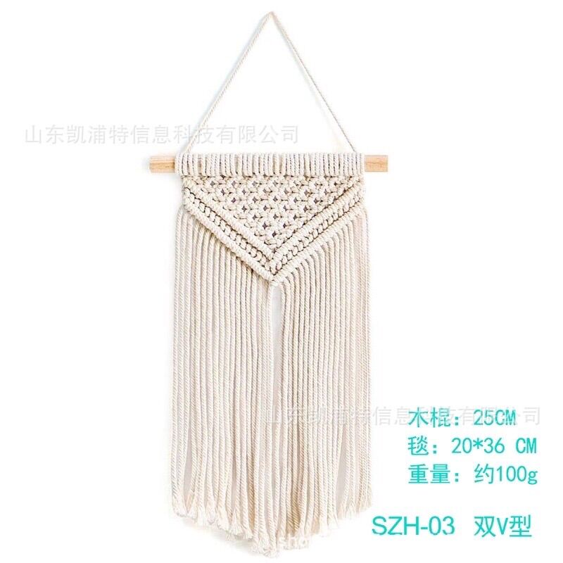 Mành treo tưởng macrame mini