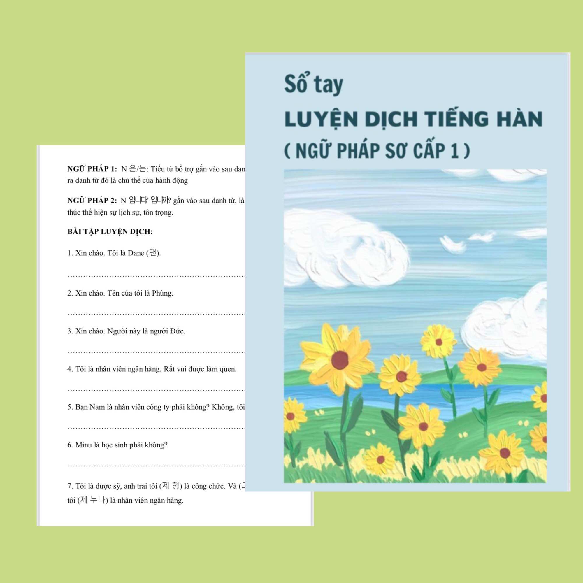 Sổ tay luyện dịch ngữ pháp Hàn sơ cấp 1
