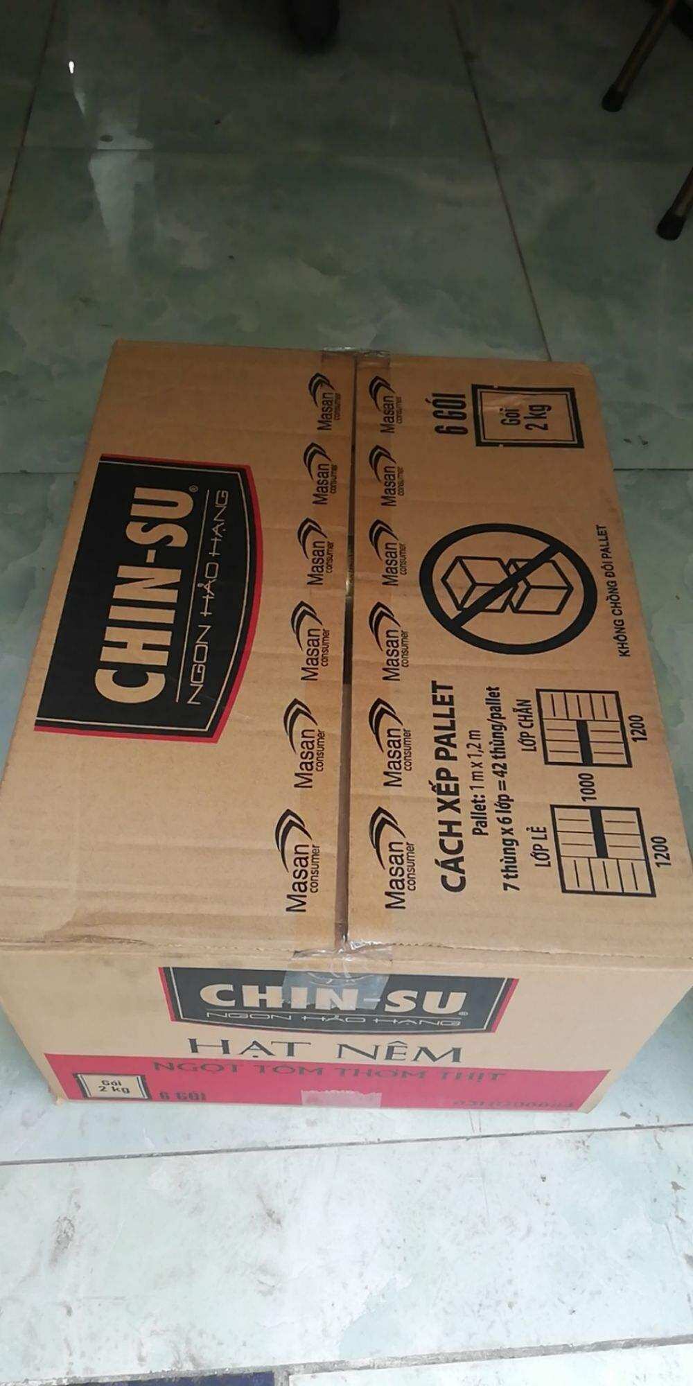 Hạt nêm chinsu 2kg thùng 6 gói