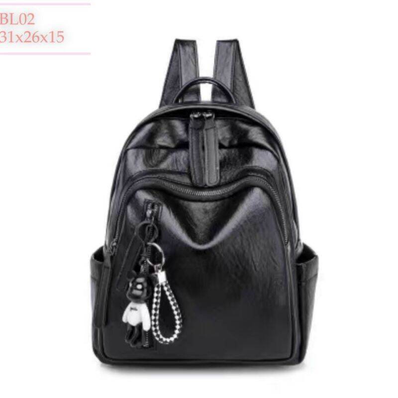 Balo nữ da mềm tặng kèm móc gấu xinh.bl02