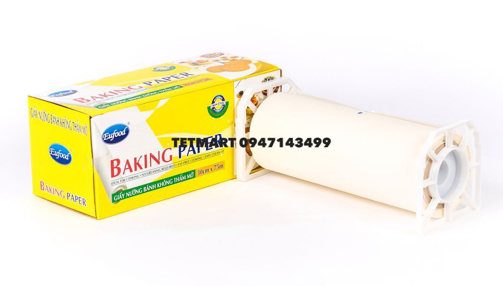 Giấy nến 30cmx75m - Nhập khẩu Na Uy/ (Giấy nướng bánh)