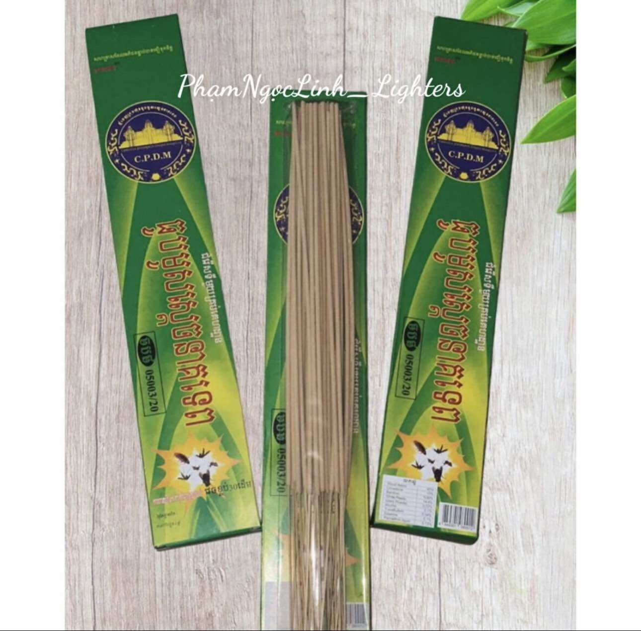 (Combo 5 hộp) Nhang muỗi Thái Lan nhang siêu hiệu quả (30 cây/hộp)