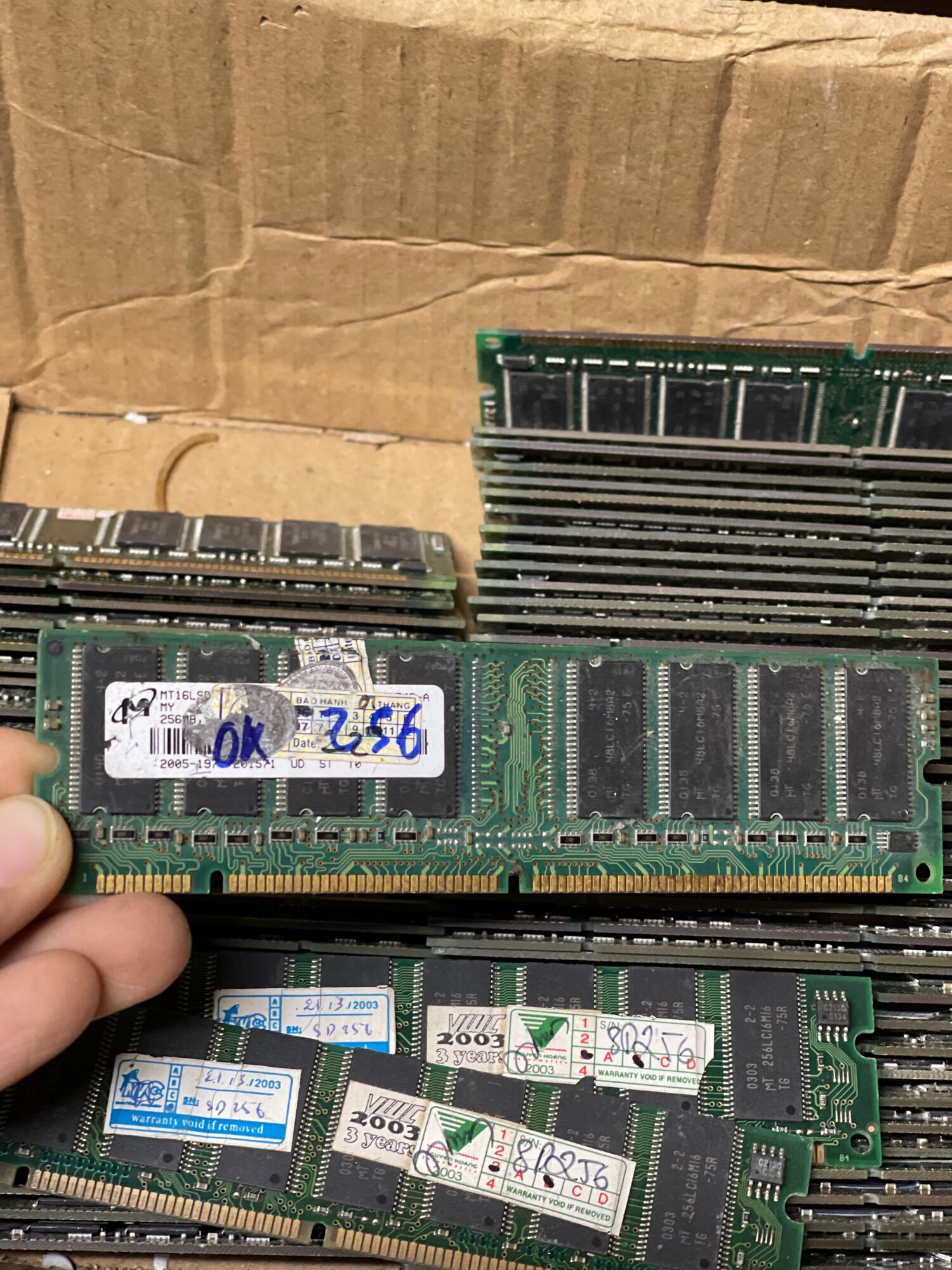 Ram Sdram Computer 256Mb Pc 100 Pc 133
