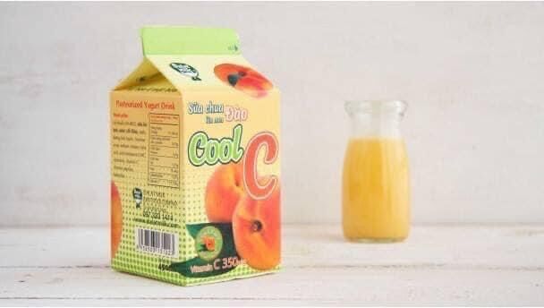 Cool c đào Dalatmilk 180ml