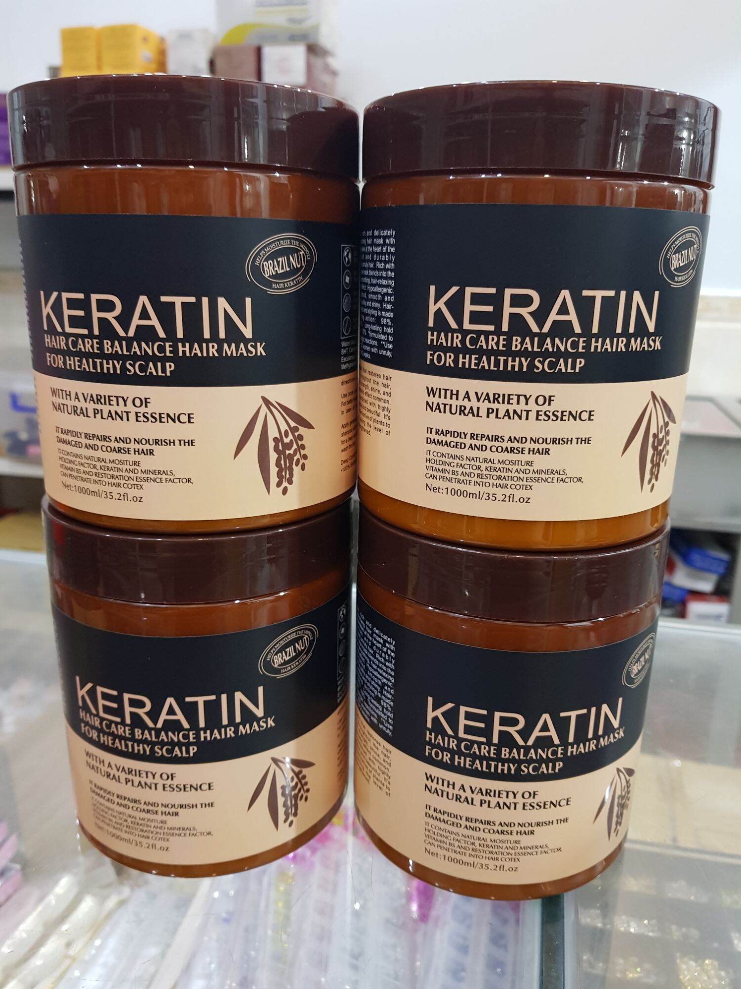 HẤP DẦU KERATIN 1000ML (Tặng kèm trùm ủ tóc)