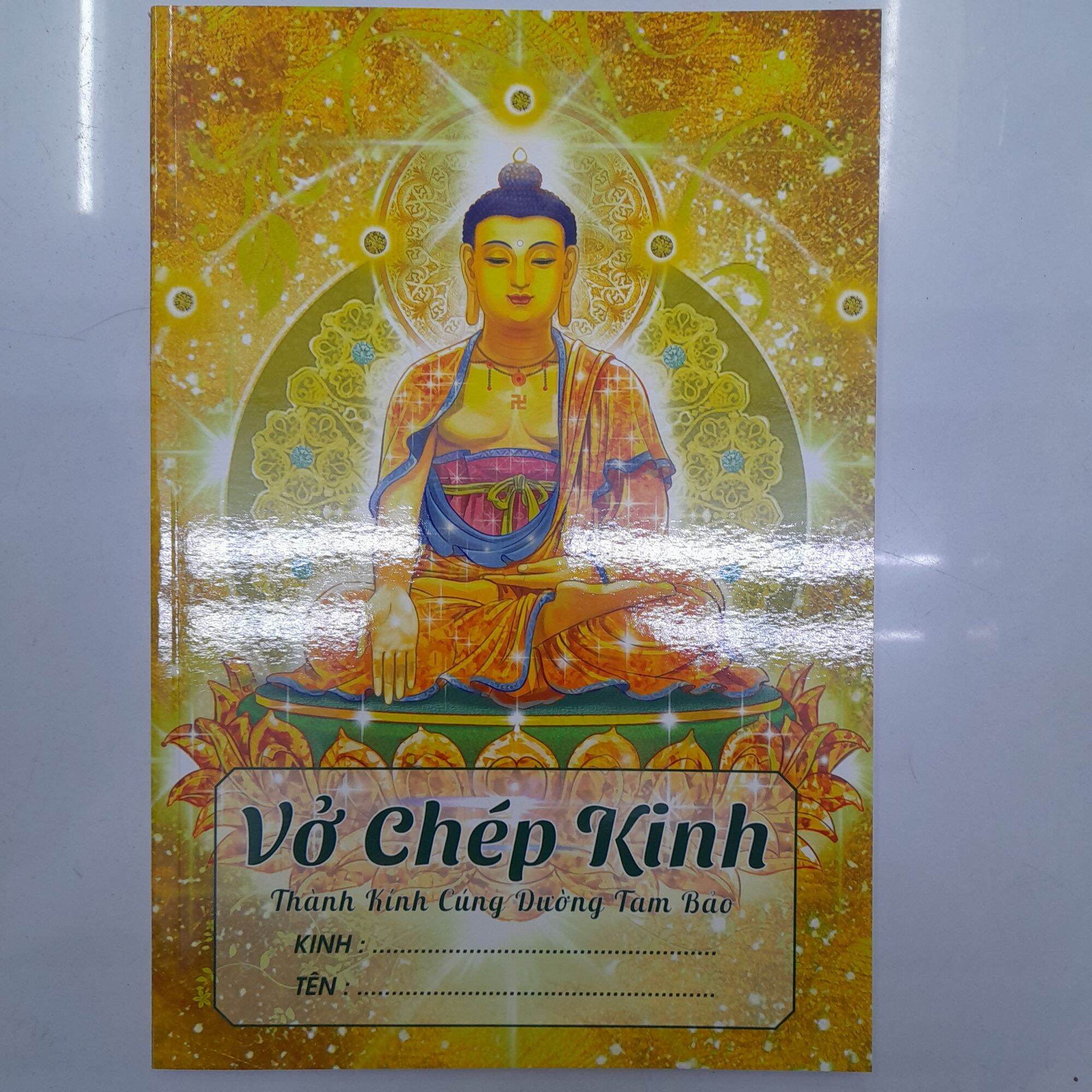 Vở chép kinh - dùng để chép các loại kinh phật