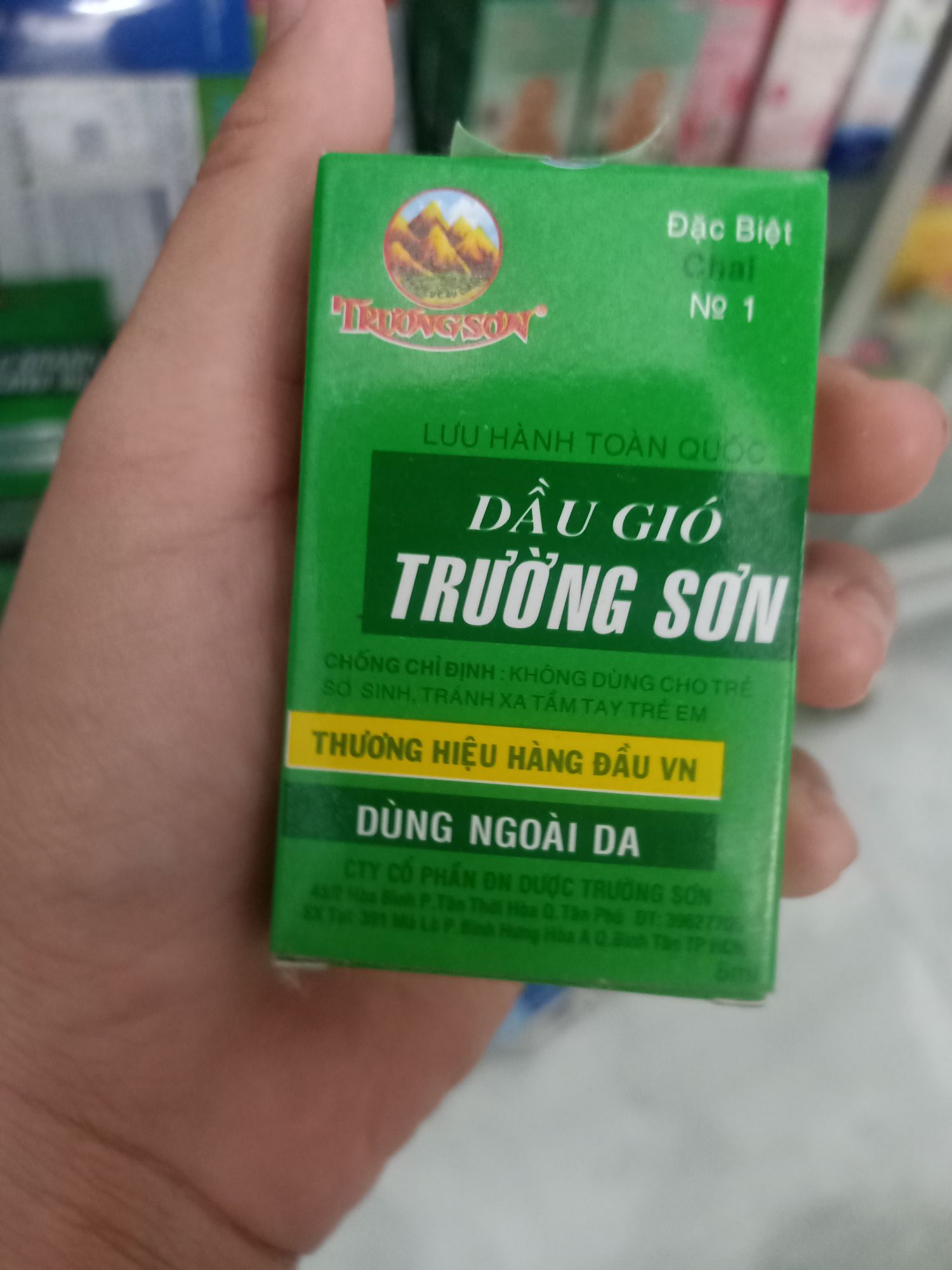 Dầu gió Trường Sơn 6ml