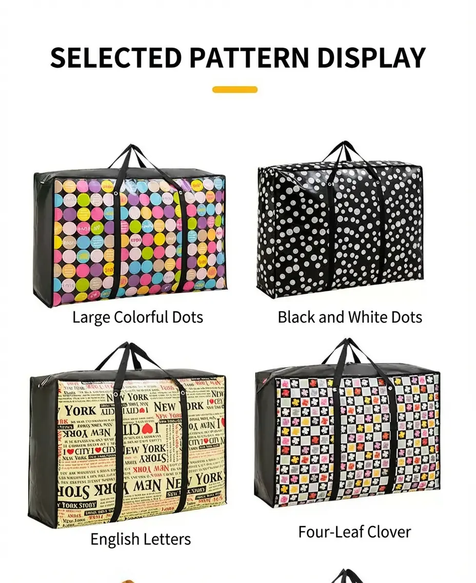 Heavy Duty Large Capacity Storage Bag For Clothes And Quilts_voghion.com